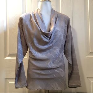 VINTAGE ANNE KLEIN / COWL BLOUSE / SZ 10